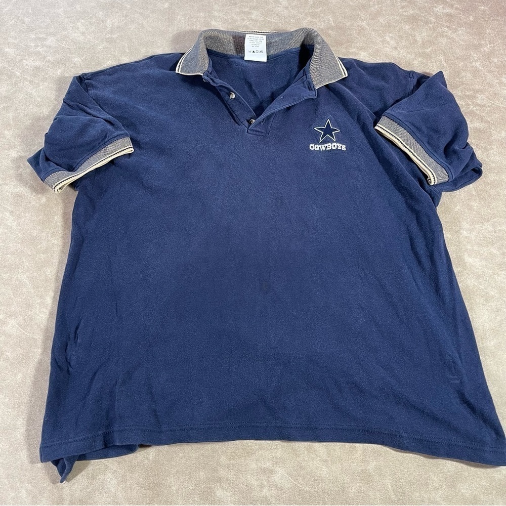 Vintage Dallas Cowboys NFL‎ Embroidered Polo Men’s Shirt Size L